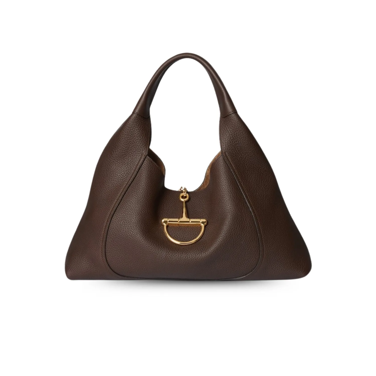 Gucci Softbit Maxi Shoulder Bag Dark Brown /