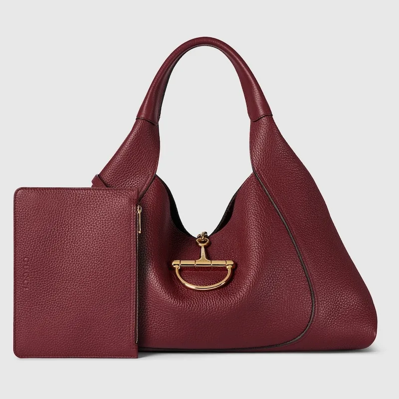 Gucci Softbit Maxi Shoulder Bag Rosso Ancora Red / - Image 5