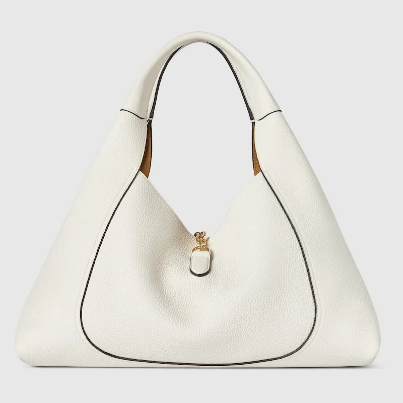 Gucci Softbit Maxi Shoulder Bag White / - Image 6