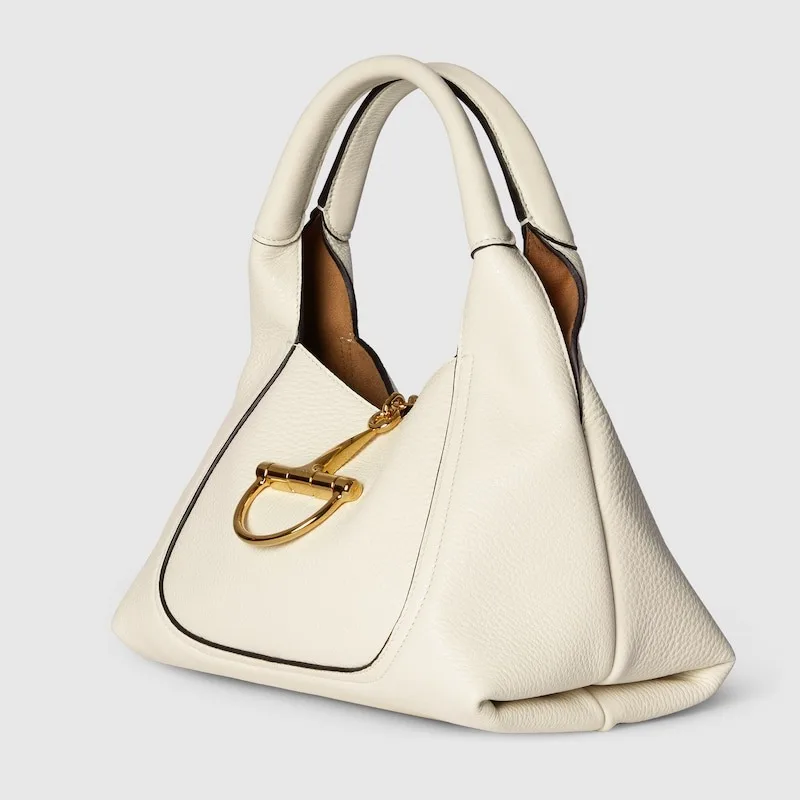 Gucci Softbit Medium Top Handle Bag White / - Image 4