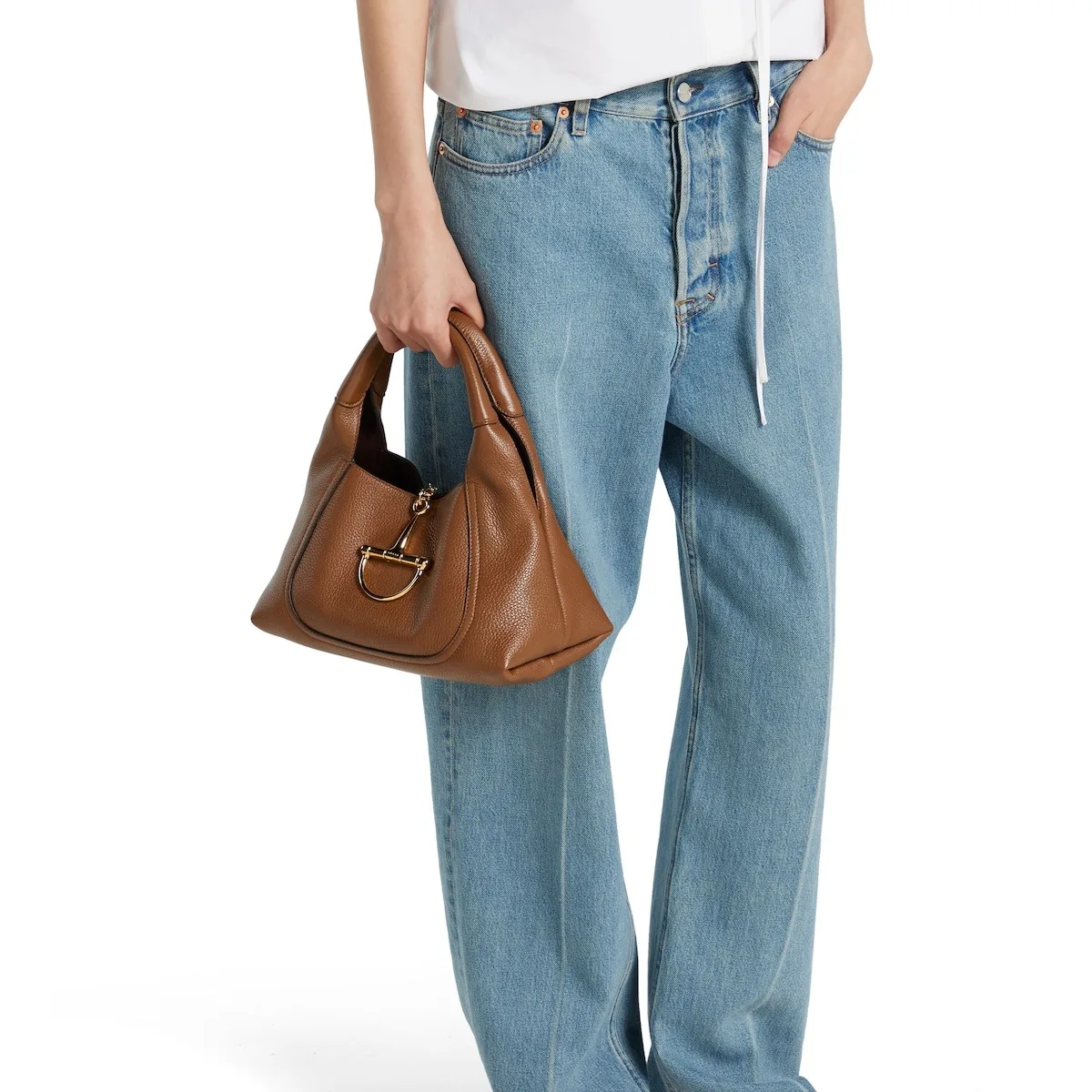 Alternative view of Gucci Softbit Medium Top Handle Bag Brown /