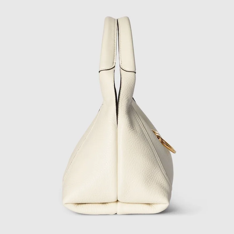 Gucci Softbit Medium Top Handle Bag White / - Image 6