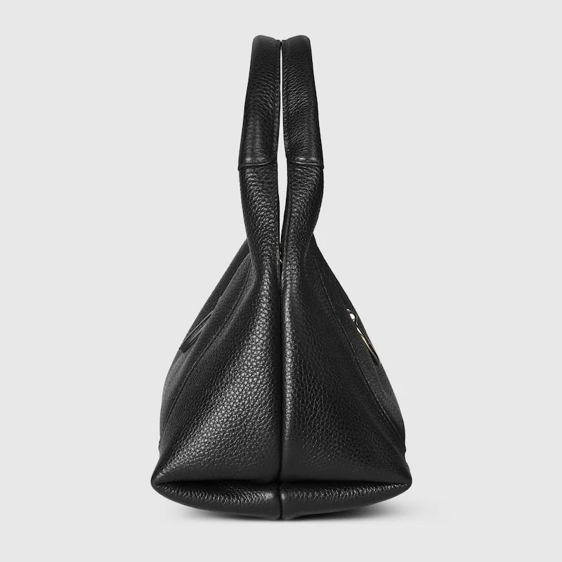 Gucci Softbit Medium Top Handle Bag Black / - Image 6