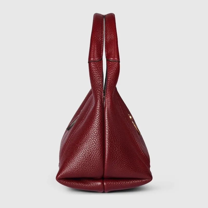 Gucci Softbit Medium Top Handle Bag Rosso Ancora Red / - Image 6