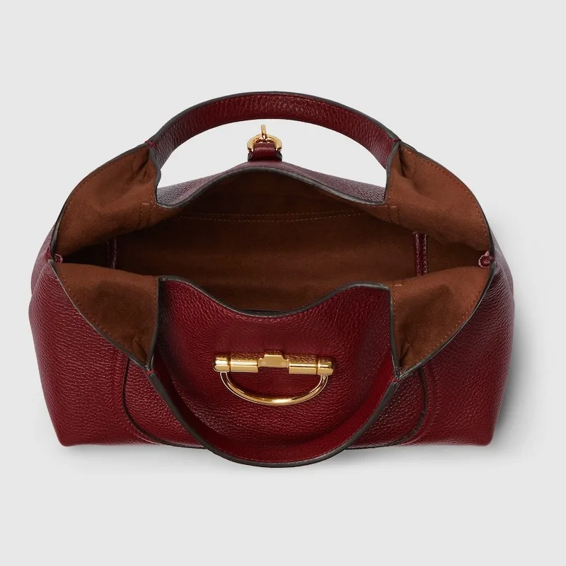 Gucci Softbit Medium Top Handle Bag Rosso Ancora Red / - Image 7