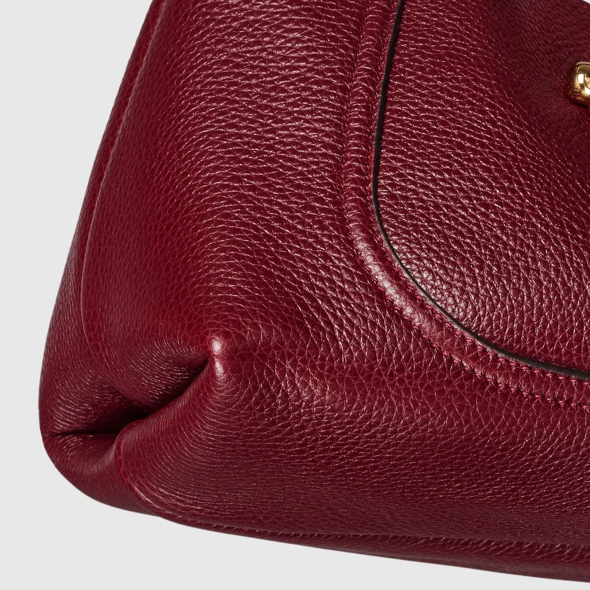 Gucci Softbit Medium Top Handle Bag Rosso Ancora Red / - Image 8