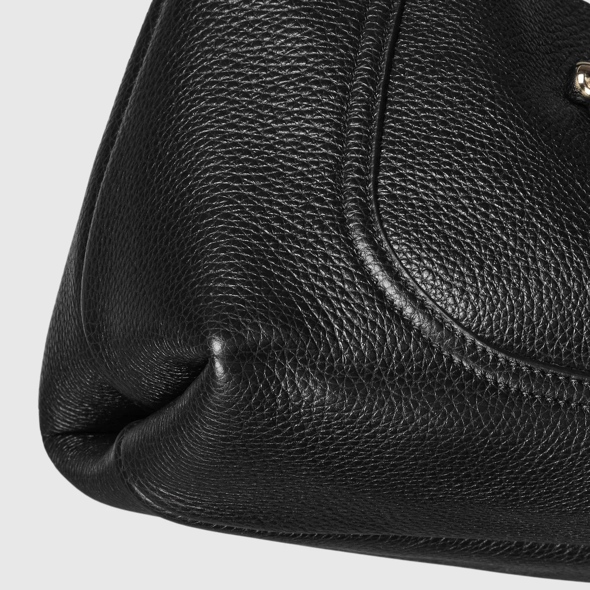 Gucci Softbit Medium Top Handle Bag Black / - Image 8