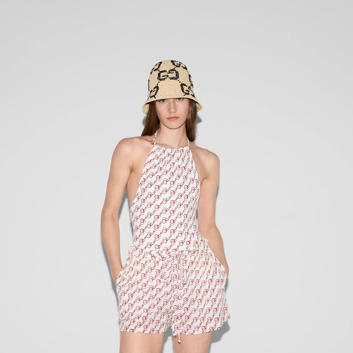 Gucci Printed Stretch Swimsuit Multicolor - Image 5