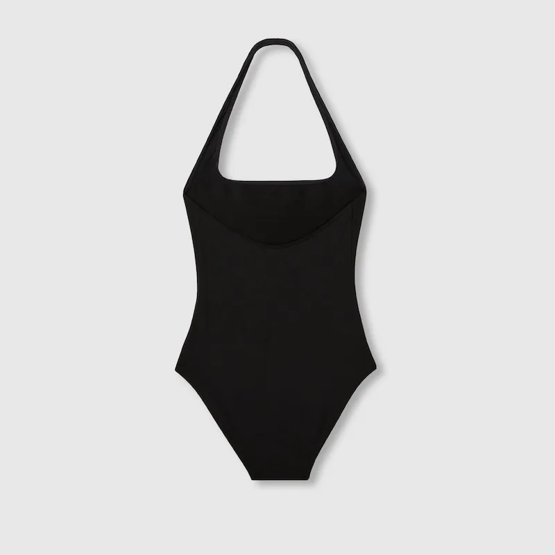 Gucci Sparkling Jersey Swimsuit With Print Black - Image 3