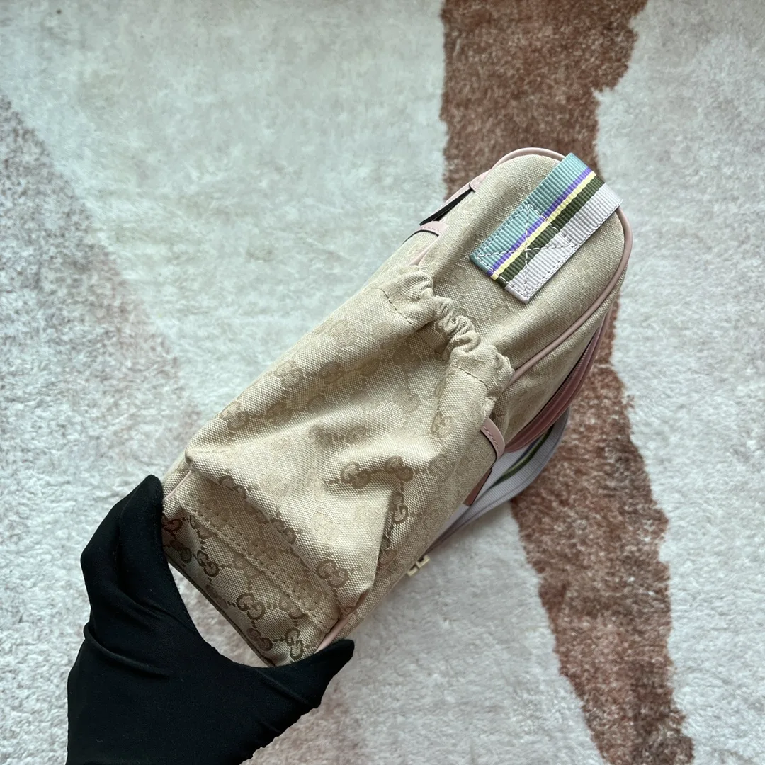 Gucci Original GG Baby Changing Bag Brown - Image 3