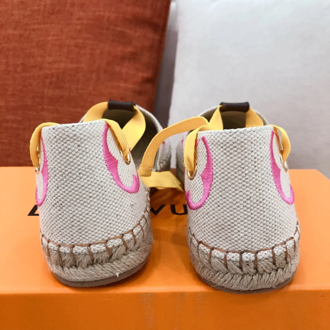 Louis Vuitton Women’s Starboard Flat Espadrille Pink - Image 4