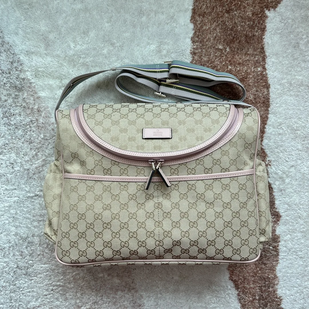 Alternative view of Gucci Original GG Baby Changing Bag / Brown