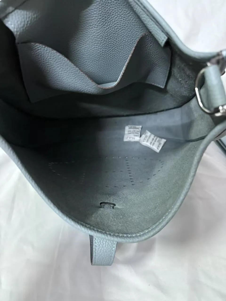 Alternative view of Hermes Evelyne III 29 Bag Light Blue With Silver-Toned Hardware