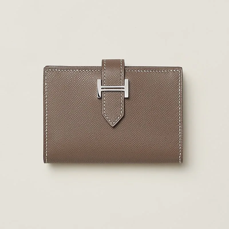 Hermes Bearn Mini Wallet Étoupe / - Image 3