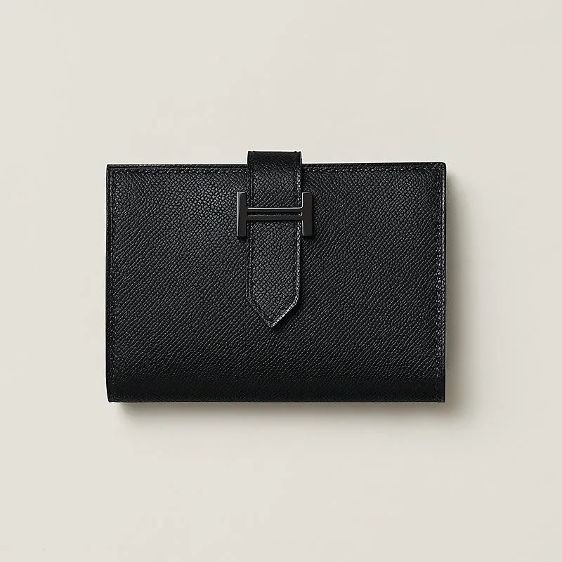 Hermes Bearn Monochrome Card Holder Noir / - Image 3