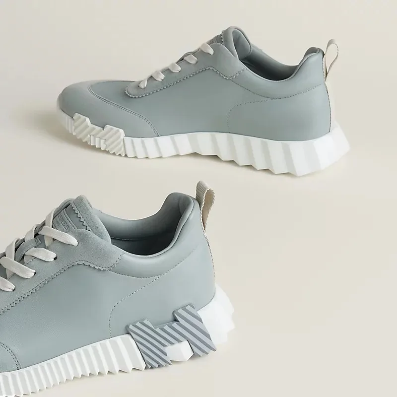Hermes Bouncing Sneakers Grey - Image 5