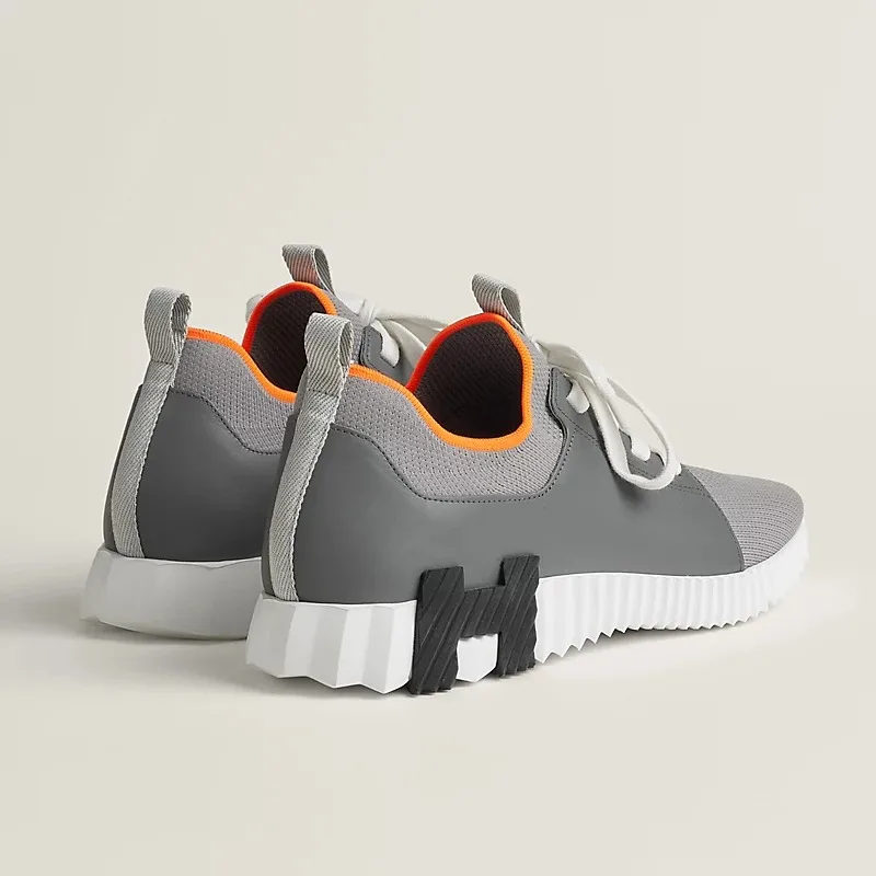 Hermes Depart Slip-On Sneakers Osmium Grey - Image 4