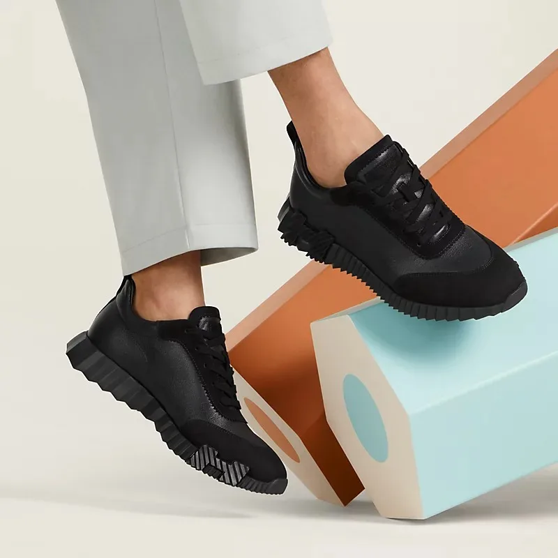 Hermes Bouncing Sneakers Black - Image 2