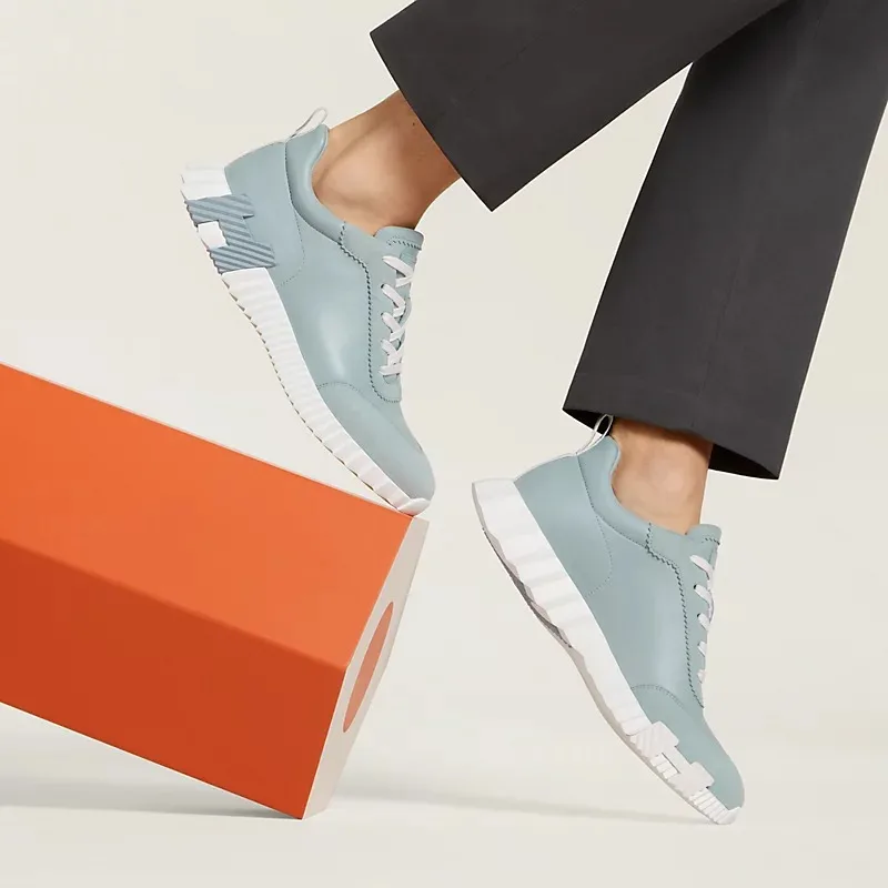 Hermes Bouncing Sneakers Grey - Image 2