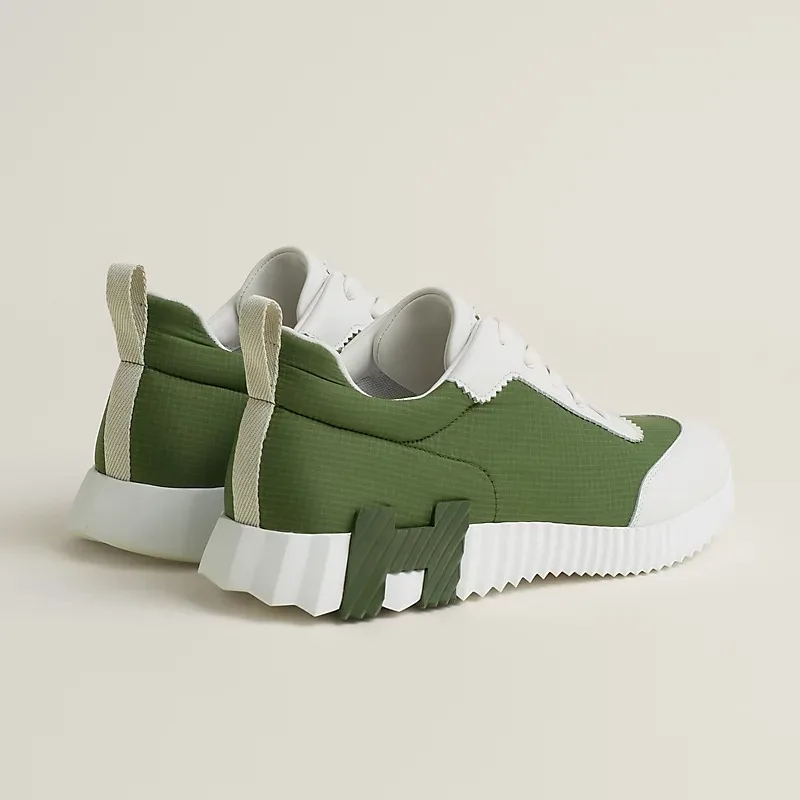 Hermes Bouncing Sneakers Matcha/ White - Image 5