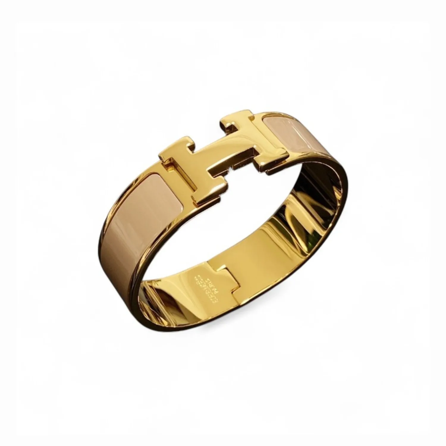 Hermes Clic H Bracelet Gold Hardware
