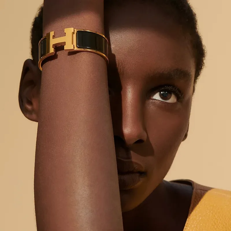 Alternative view of Hermes Clic Clac H Bracelet Noir 01PM