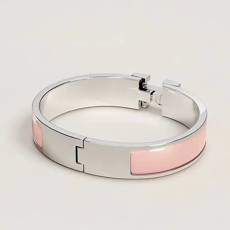 Hermes Clic H Bracelet Rose Candeur - Image 3