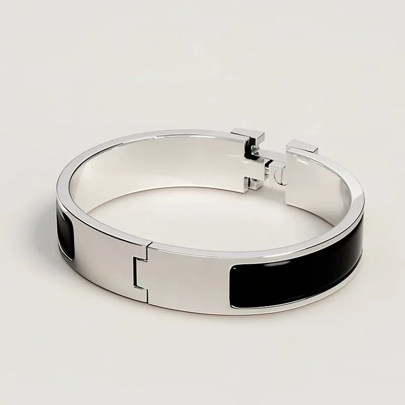 Hermes Clic H Bracelet Noir - Image 3