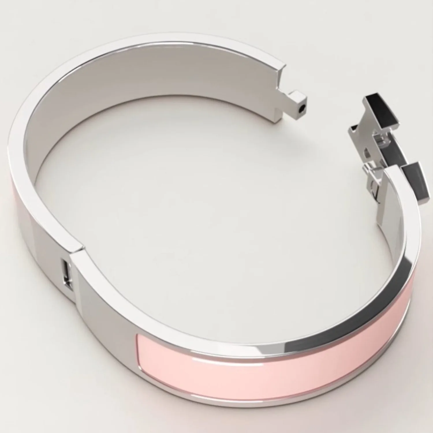 Hermes Clic H Bracelet Rose Candeur - Image 4
