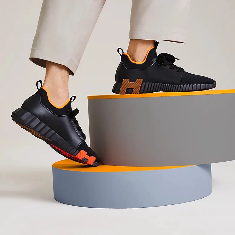 Alternative view of Hermes Depart Slip-On Sneakers Black