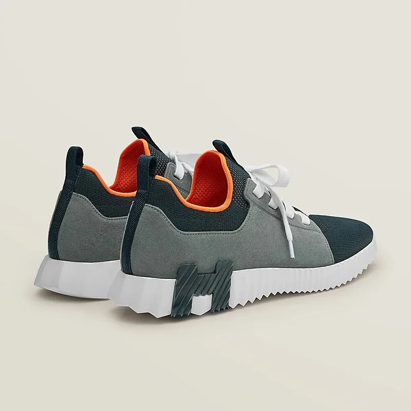 Alternative view of Hermes Depart Slip-On Sneakers Noir/ Grey