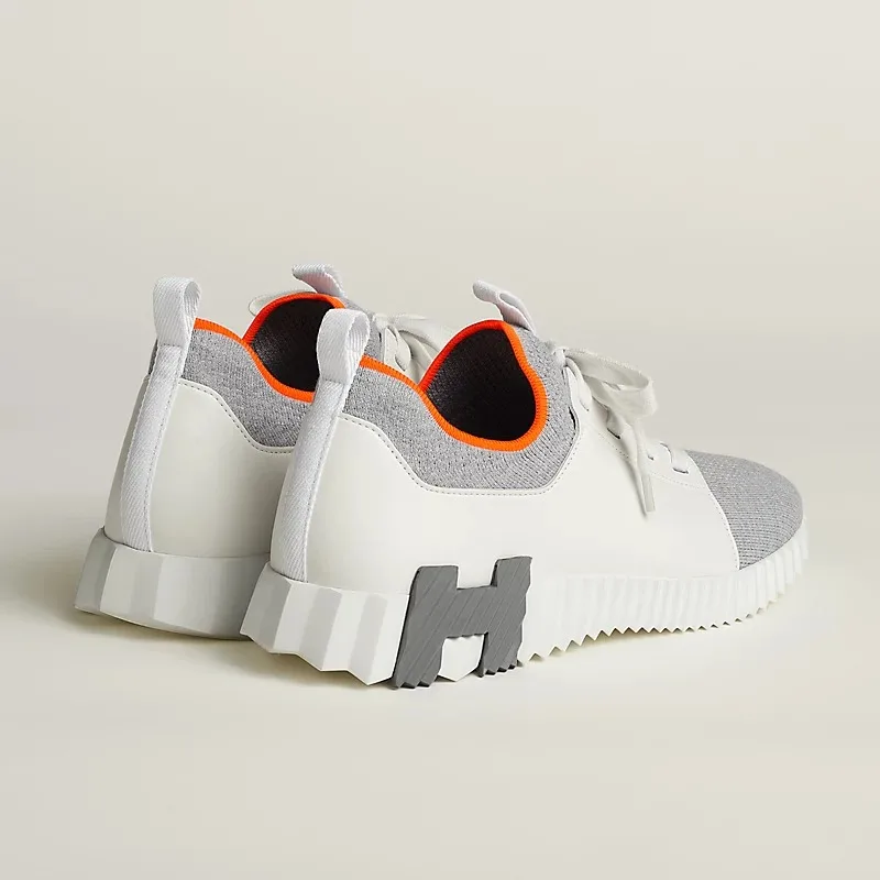 Alternative view of Hermes Depart Slip-On Sneakers Blanc/ Grey