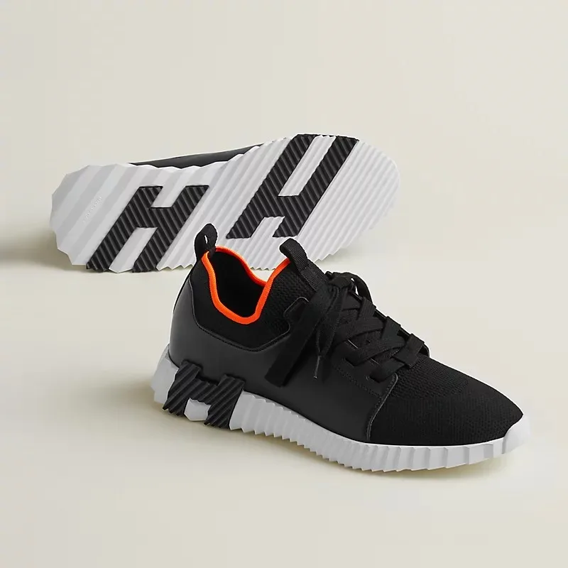 Hermes Depart Slip-On Sneakers Noir - Image 6