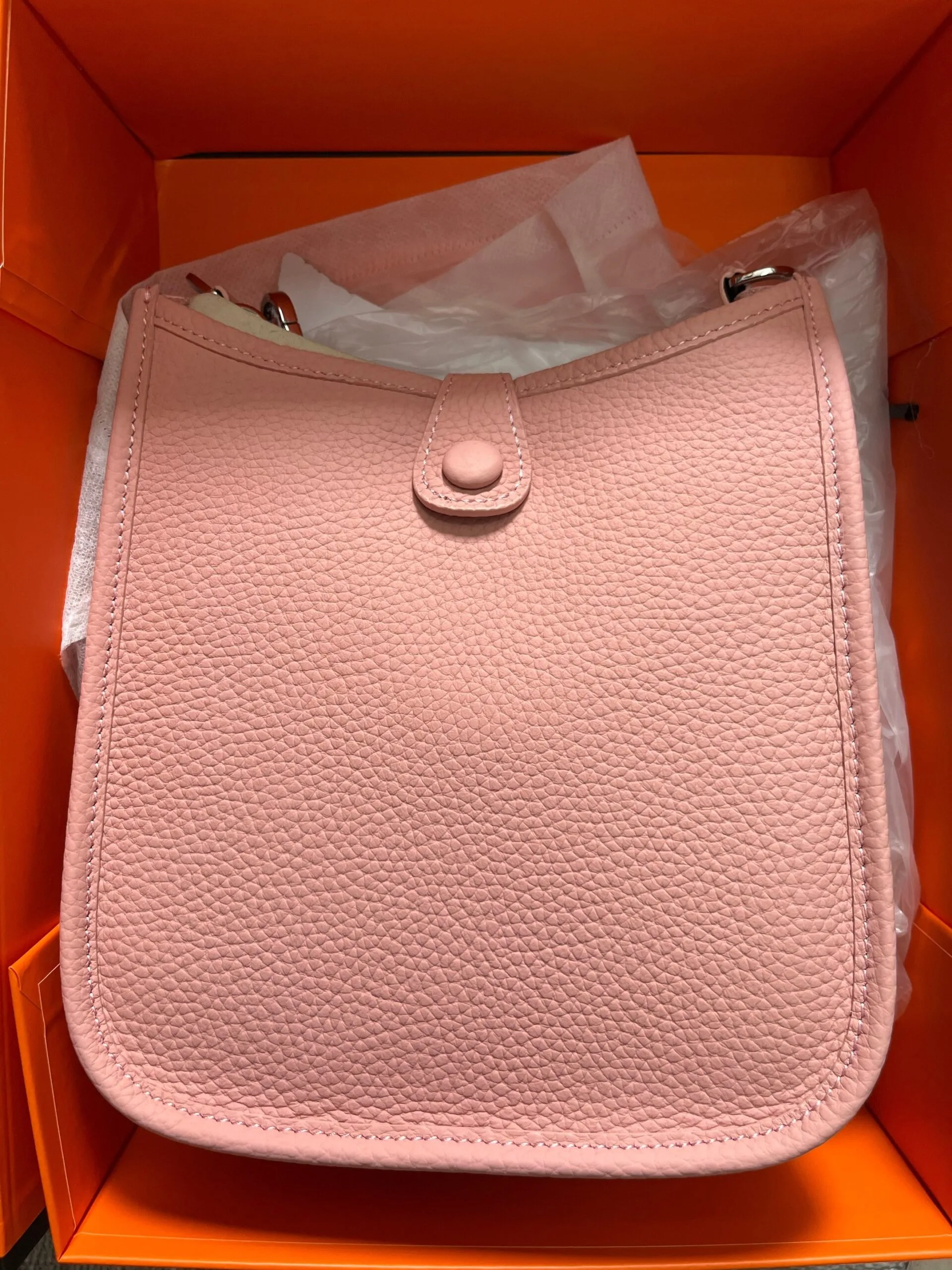 Hermes Evelyne 16 Amazone Bag Rose Sakura / - Image 3