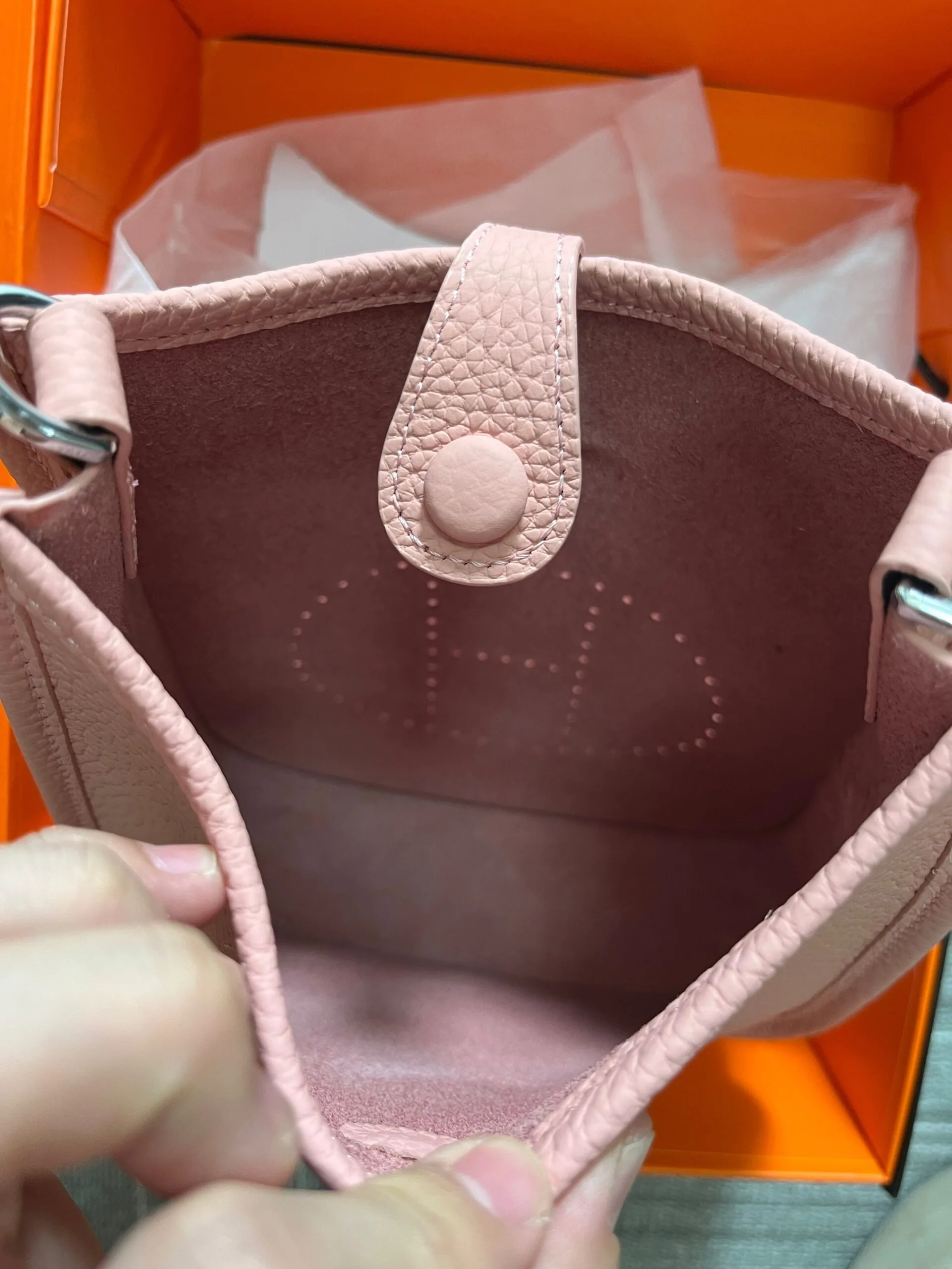 Hermes Evelyne 16 Amazone Bag Rose Sakura / - Image 6