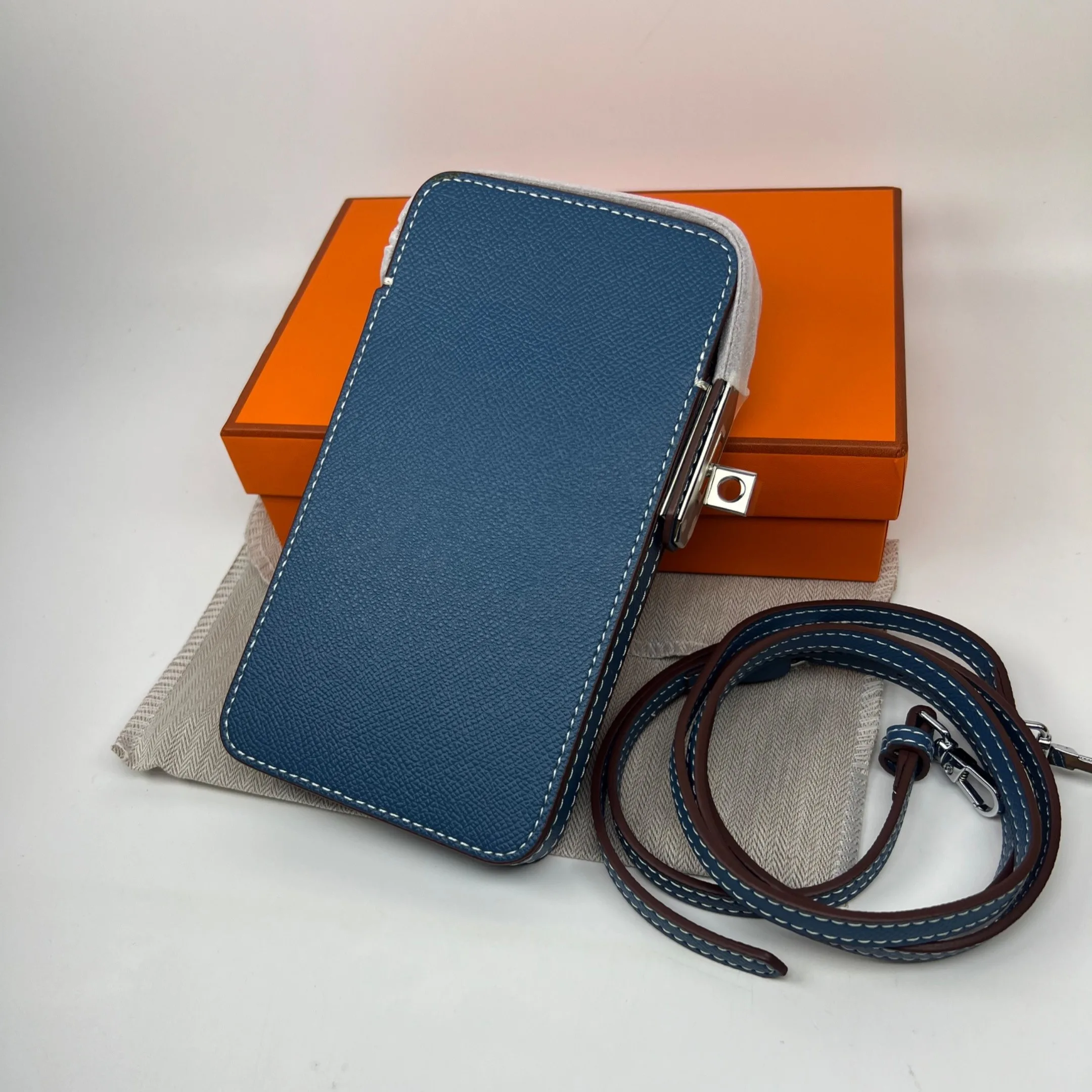 Hermes Hac A Box Phone Case Blue / - Image 3