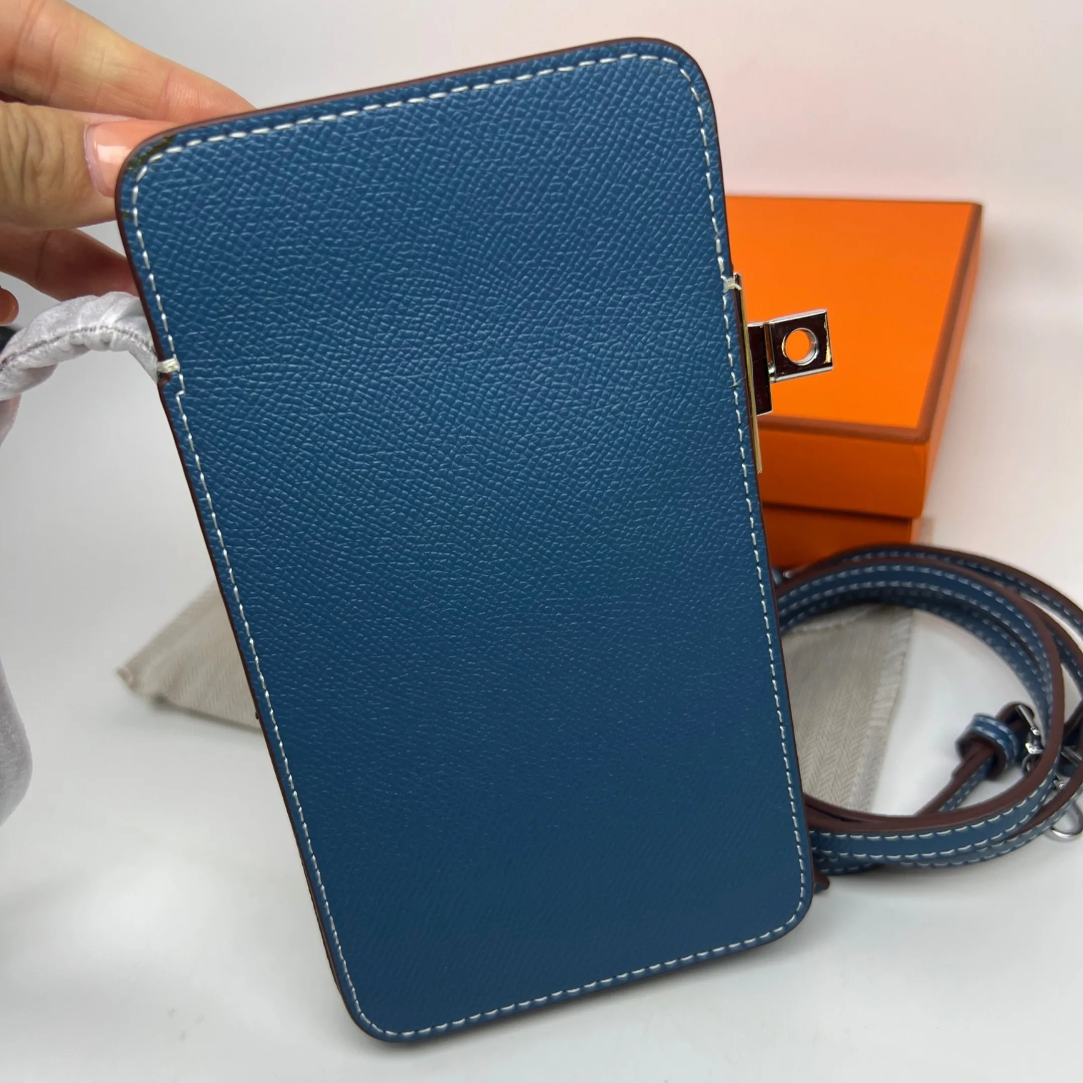 Hermes Hac A Box Phone Case Blue / - Image 6