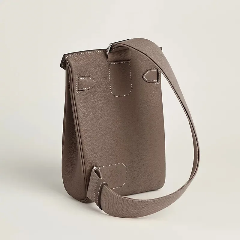 Hermes Hac A Dos PM Backpack / Etoupe Silver Hardware - Image 3