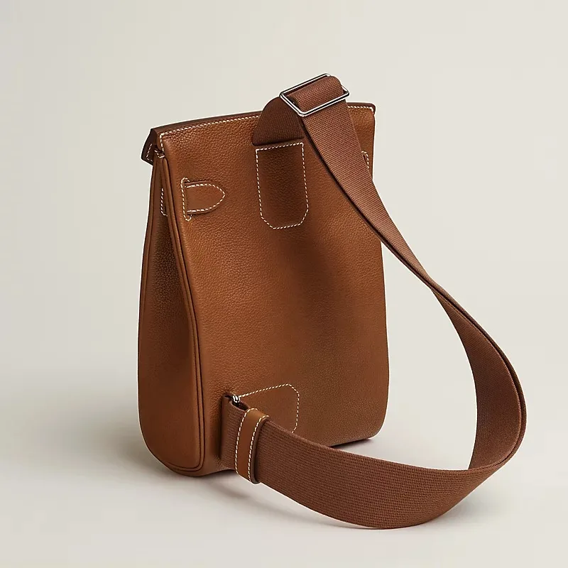 Hermes Hac A Dos PM Backpack / Fauve Silver Hardware - Image 3