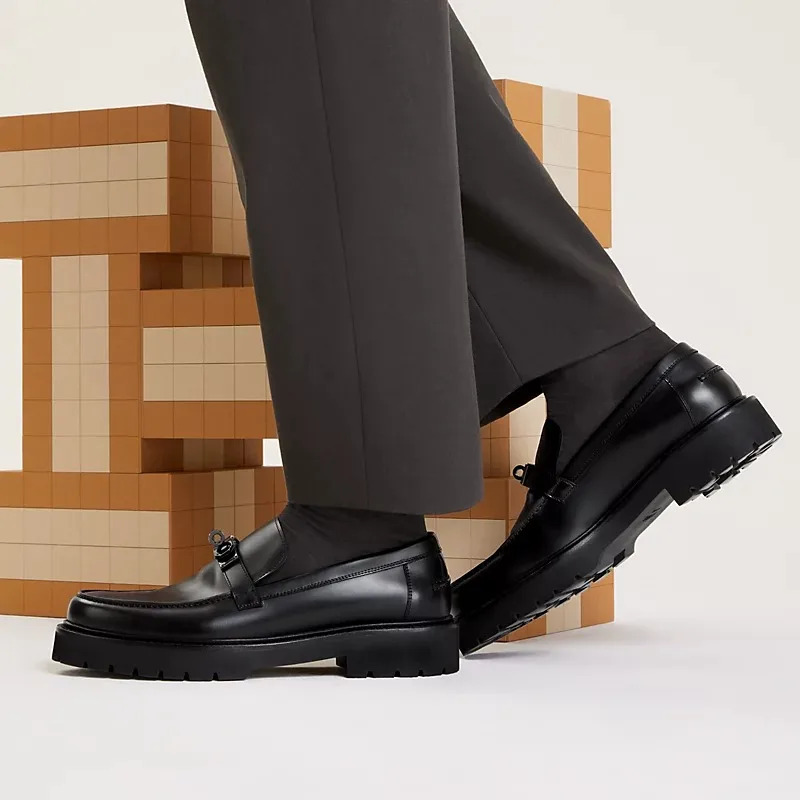 Alternative view of Hermes Icone Loafers Noir