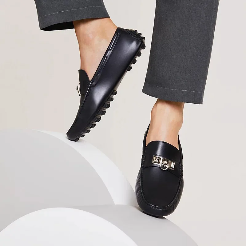 Alternative view of Hermes Irving Loafers Noir