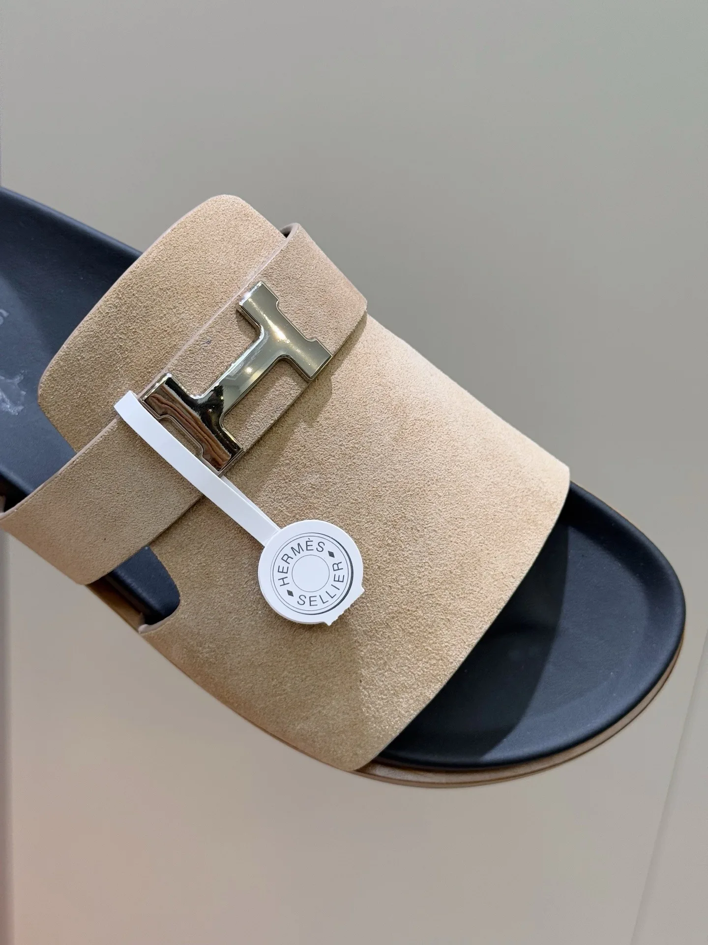 Hermes Jaures Sandals Grayish - Image 7