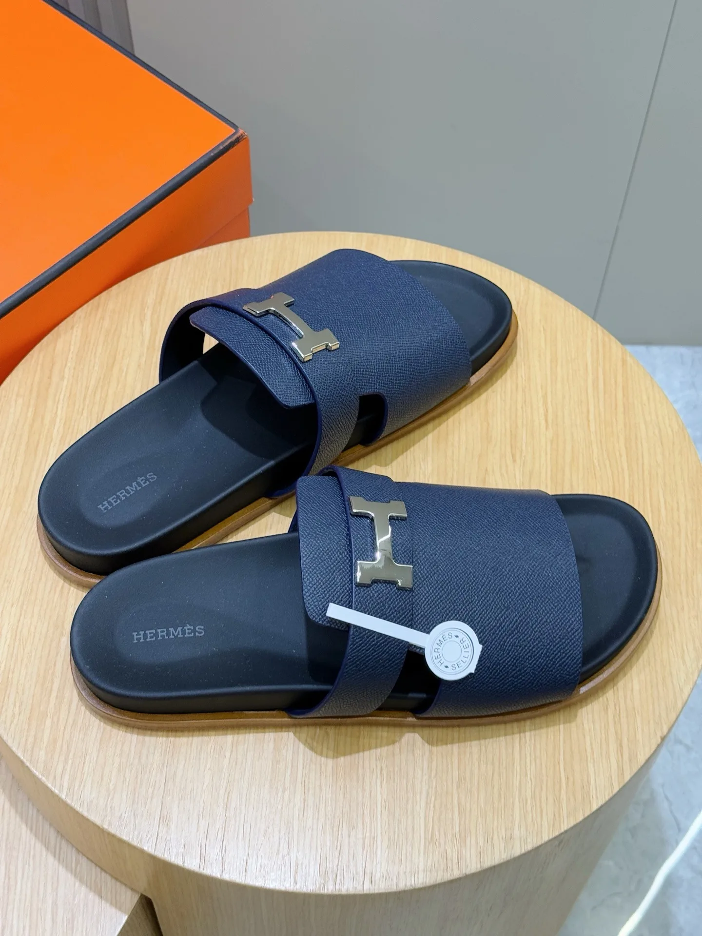 Alternative view of Hermes Jaures Sandals Navy Blue