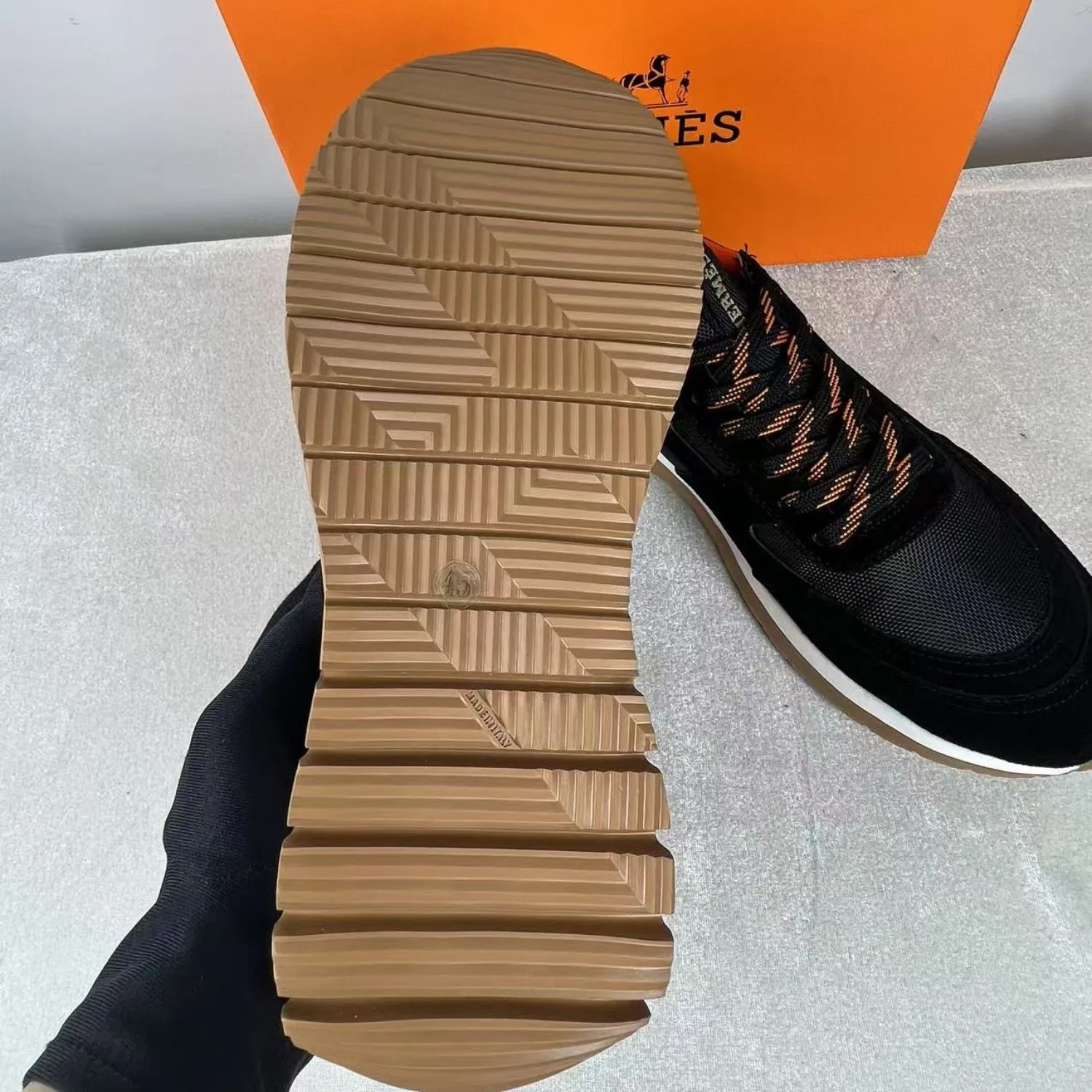 Hermes Jimmy Sneakers Black - Image 5