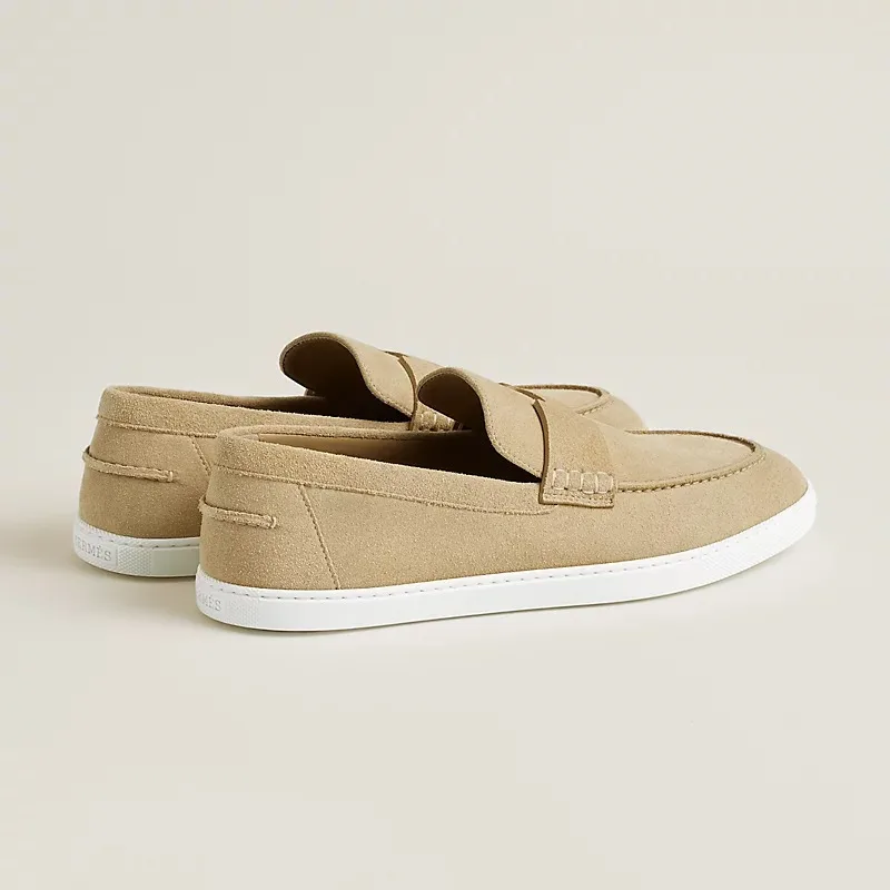 Hermes Job Loafers Beige - Image 5