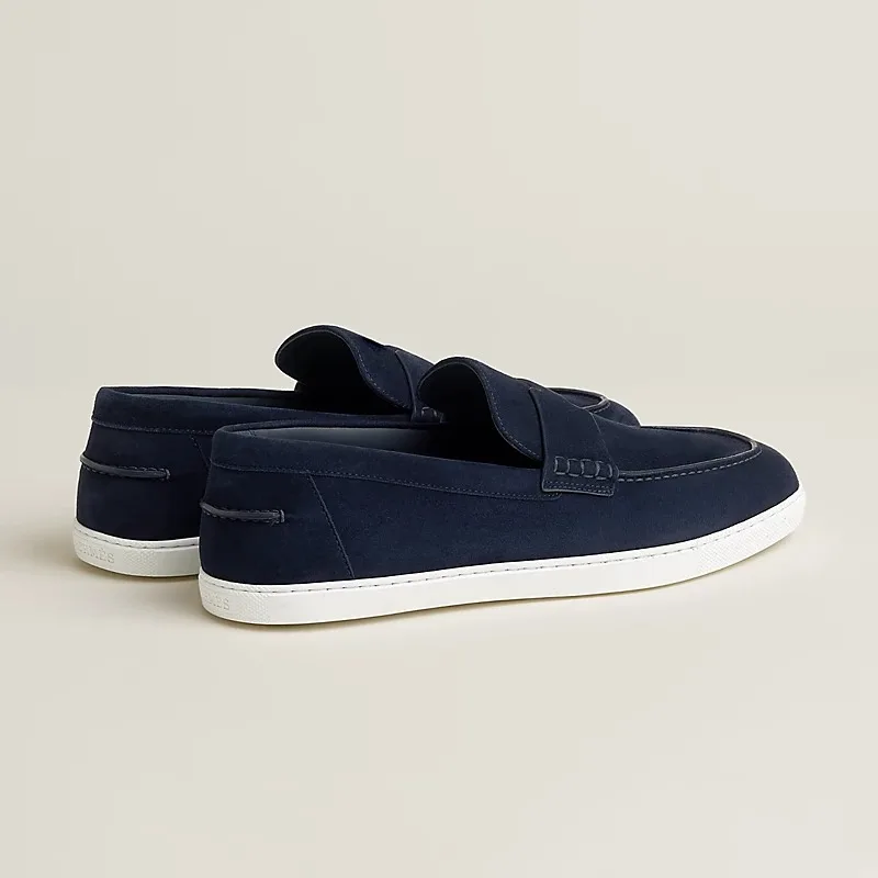 Hermes Job Loafers Marine - Image 5