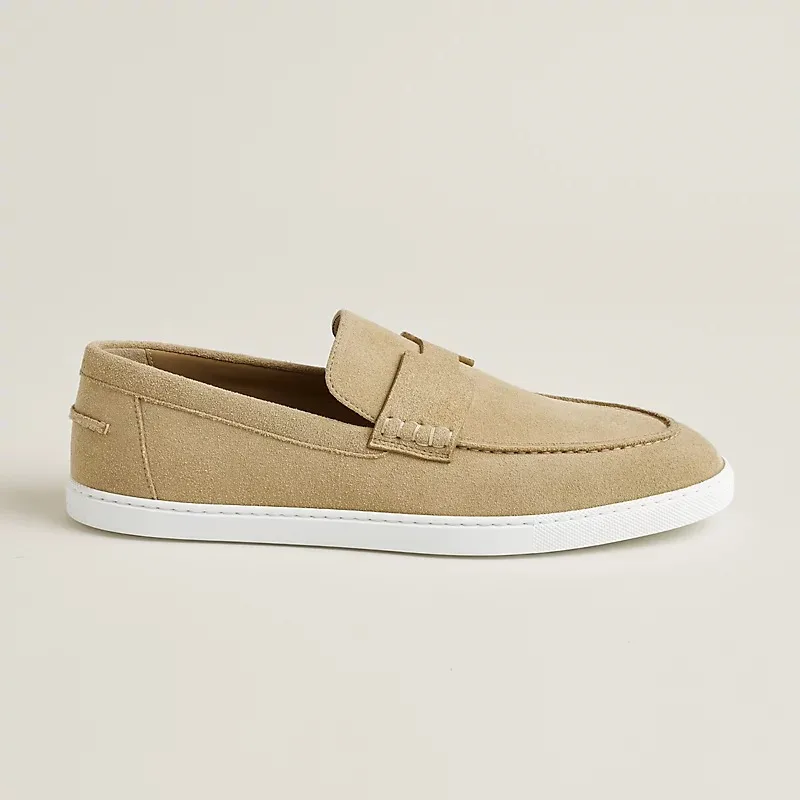 Hermes Job Loafers Beige - Image 3