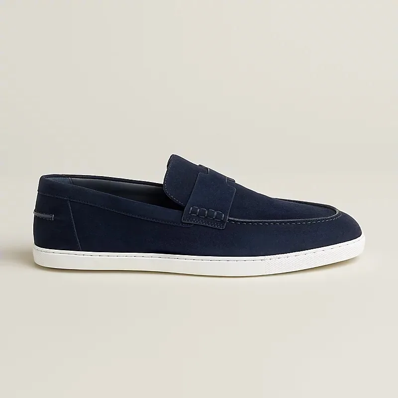 Hermes Job Loafers Marine - Image 3