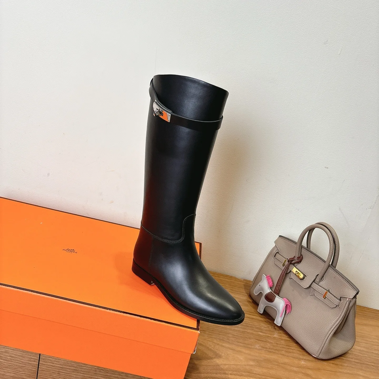 Hermes Jumping Boots Black - Image 3