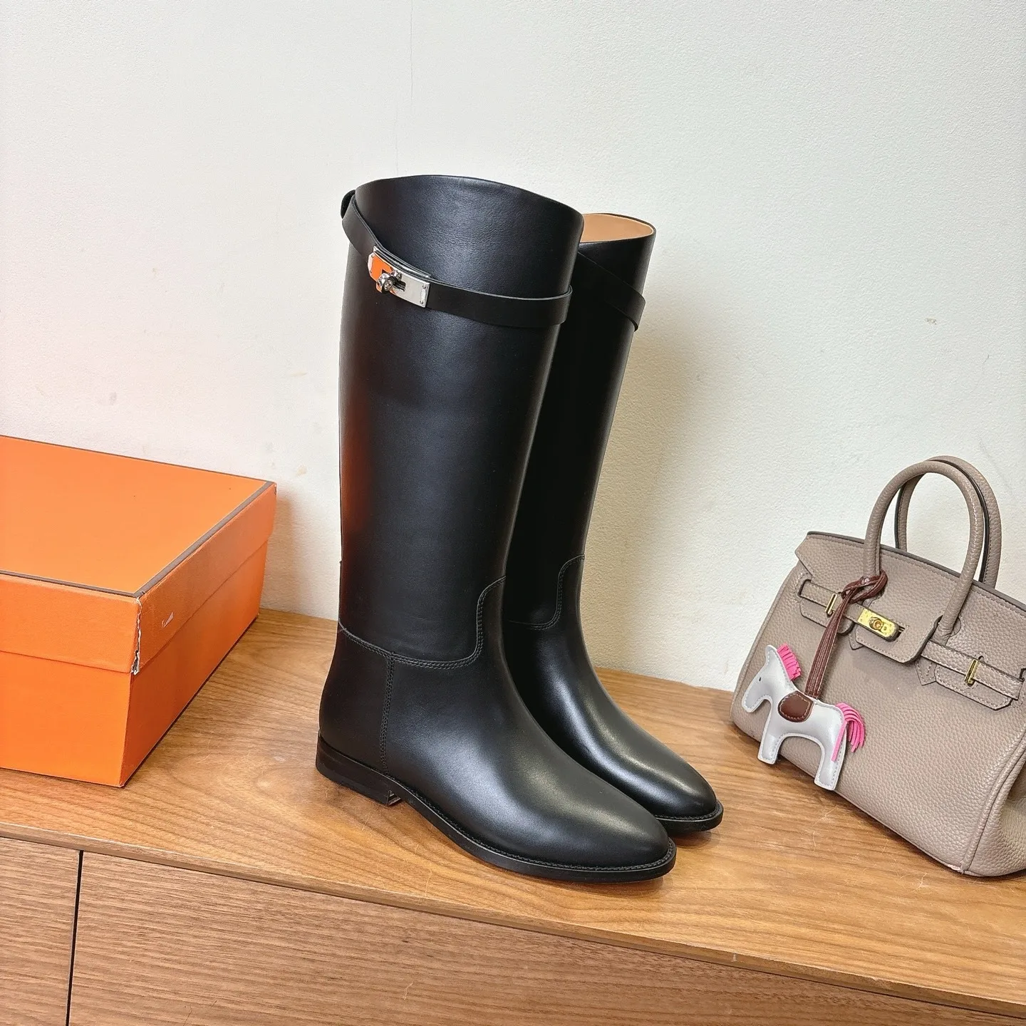 Hermes Jumping Boots Black - Image 4